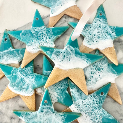 Turquoise Beach Ornaments