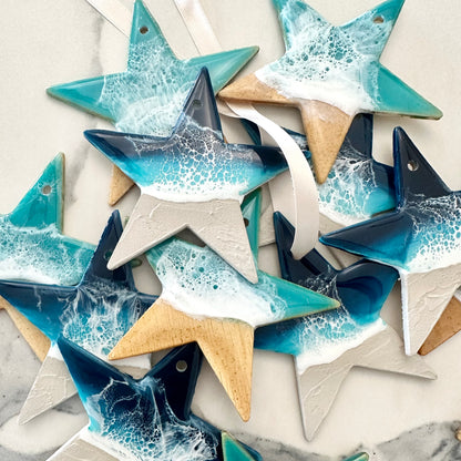 Turquoise Beach Ornaments