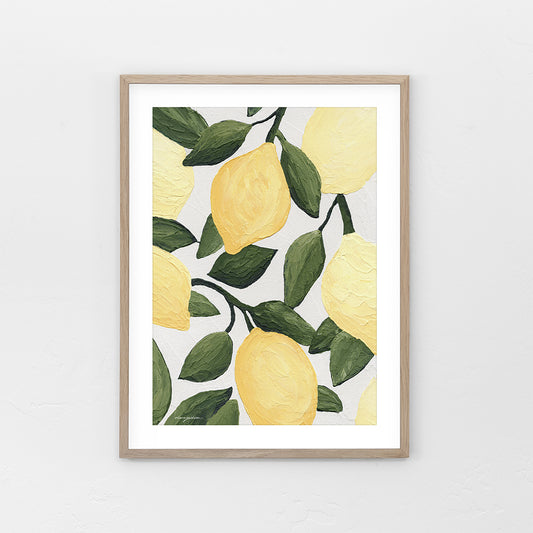 Fresh Lemons - Fine Art Print