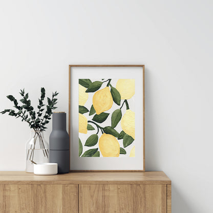 Fresh Lemons - Fine Art Print